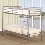 KIS SAFFRON STAPELBED 2X90X200 METAL ZILVER | SF-903