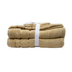 PURE ELEGANCE 6PC TOWEL SET OATMEAL | 035416418