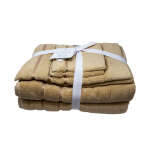 PURE ELEGANCE 6PC TOWEL SET OATMEAL | 035416418 - Image 2