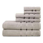 PURE ELEGANCE 6PC TOWEL SET SILVER | 035416413