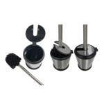 TDC TOILET BRUSH + FOLDING LID | 6643103 - Image 2