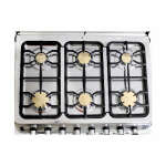 PREMIER GAS STOVE 30" 6 BURNER WITH OVEN | EF-6500GH(SS) - Image 4