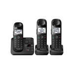 PANASONIC 3 HANDSET CORDLESS PHONE W/ ANSWERING MACHINE | KXTG3683B
