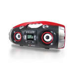 AXESS PORTABLE BOOMBOX BT CD FM USB SD | PBBT2709