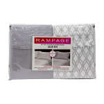 RAMPAGE SHEETSET GEO/ QUEEN SIZE GREY 2PK, 8PC | RPSS8-002-QUGRY