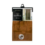 SOLID SHEER CURTAIN BROWN 55X90" | SCR-1153-CHO