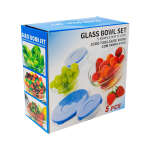 MUKHI 5PCS GLASSWARE BOWL WITH COVER | TP5002/BHA - Image 3