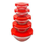 MUKHI 5PCS GLASSWARE BOWL WITH COVER | TP5002/BHA - Image 4