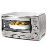 OSTER 6-SLICE BRUSHED STAINLESS STEEL TOASTER OVEN | TSSTTVSKBT-01 - Image 2