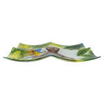 EDCO PLATE 21X21X2.5CM 4ASS GL | 1644