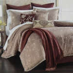 COMFORTER SET MSTW DISTRESSED DAMASK QUEEN MAUVE | 20078222 - Image 4