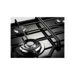 FRIGIDAIRE 24" BLACK GLASS 4 BURNERS CAST IRON GAS COOKTOP | FTG64R2IUB - Image 2