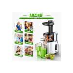 AMZCHEF SLOW MASTICATING JUICER & EXTRACTOR | ZZJ834 - Image 2