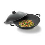 TRAMONTINA BLACK 36 CM WOK COOKING  POT | 7891112042216 - Image 2