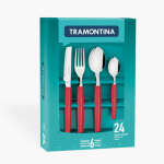 TRAMONTINA RED 24PC TABLEWARE  | 7891112207110