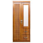 DARK BROWN WOODEN CLOSET | 856-W0826