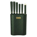 7-PIECE EMERALD GREEN KNIFE SET FROM BERLINGER HAUS | BH-2525 - Image 6