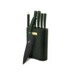 7-PIECE EMERALD GREEN KNIFE SET FROM BERLINGER HAUS | BH-2525