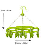 MUKHI CLOTHES HANGERS PLASTIC 18PCS | MUK21041