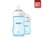 PHILIPS AVENT NATURAL BABY BOTTLE 260 ML BLUE 2 PC  | 8710103624516 - Image 2