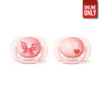 PHILIPS AVENT FREE FLOW ULTRA SOFT PACIFIER 2 PC PINK | 8710103803942