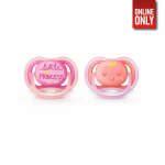 PHILIPS AVENT ULTRA AIR PACIFIER 6-18M PINK 2 PC | 8710103845560