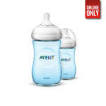 PHILIPS AVENT NATURAL BABY BOTTLE 260 ML BLUE 2 PC | 8710103876045