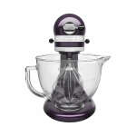 KITCHENAID MIXER WITH GLASS BOWL 5QT PUM BERRY | KSM155GBPB - Image 2