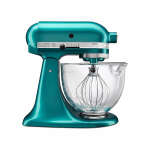 KITCHENAID MIXER WITH GLASS BOWL 5QT SEA | KSM155GBSA