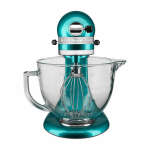 KITCHENAID MIXER WITH GLASS BOWL 5QT SEA | KSM155GBSA - Image 3