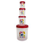 4PC. TRANSPARENT PLASTIC CONTAINER SET | PRIMO-M37686 - Image 2