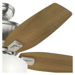 HUNTER KENBRIDGE 42" CEILING FAN W/LED LIGHTS BRUSHED NICKEL | 51102 - Image 5