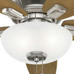 HUNTER KENBRIDGE 42" CEILING FAN W/LED LIGHTS BRUSHED NICKEL | 51102 - Image 2