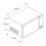 WHIRLPOOL MICROWAVE OVEN / 0.7 Cu.Ft. /WHITE | WM1807W - Image 2