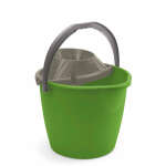 ROUND BUCKET W/ WRINGER COLORS 13L-GREEN | 0937-G