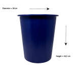 PLASTIC GARBAGE CAN GREEN | FAPI305-04 - Image 3