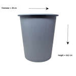 PLASTIC GARBAGE CAN GREEN | FAPI305-04 - Image 4