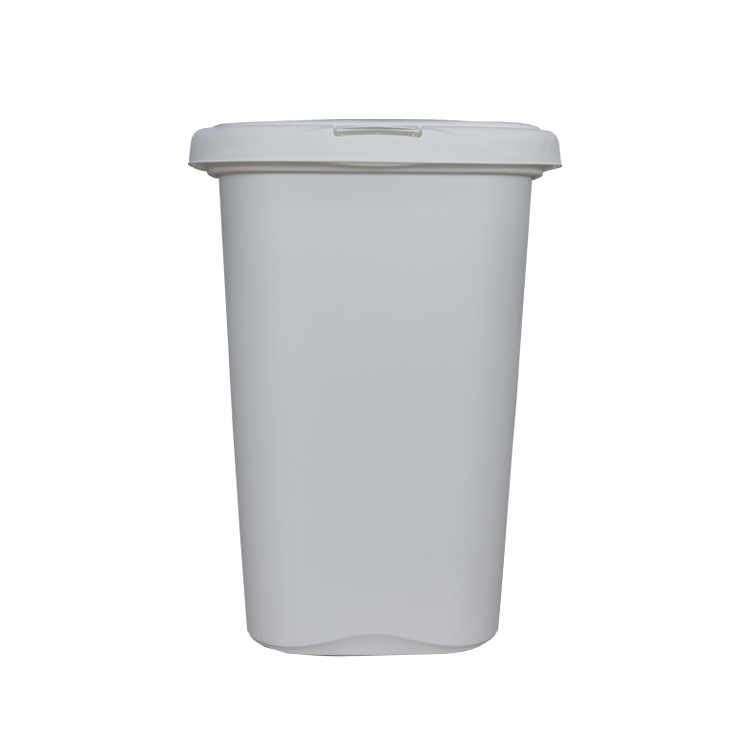 RUBBERMAID 13 GALLON WHITE TRASH CAN W/ LID | RMAD-FG5L5806WHT