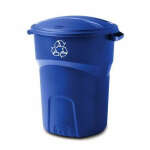 RUBBERMAID RECYCLE TRASH CAN 32 GALLON | RMAD-1792641
