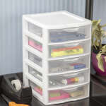 STERILITE SMALL 5 DRAWER UNIT W/ CLEAR DRAWERS | STL-20758004 - Image 3