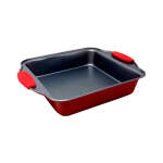 SQUARE CAKE PAN WITH SILICON HANDLES | UBKC0293 - Image 3