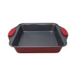 SQUARE CAKE PAN WITH SILICON HANDLES | UBKC0293 - Image 2