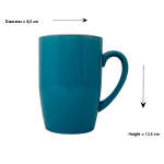 PORCELAIN MUG COLORED 450 ML |  UBKD0013