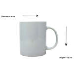 PORCELAIN MUG WHITE | UBKD0020