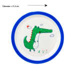 MELAMINE ROUND KIDS PLATE | UBKM0009 - Image 4