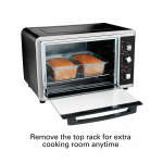 HAMILTON BEACH CONVECTION & ROTISSERIE COUNTERTOP OVEN BLACK | 31108 - Image 3