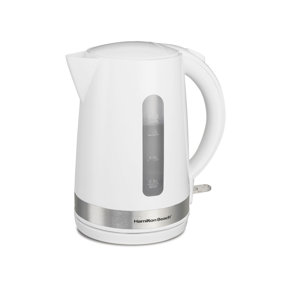 HAMILTON BEACH 1.7 LITER CORDLESS KETTLE WHITE | 41009