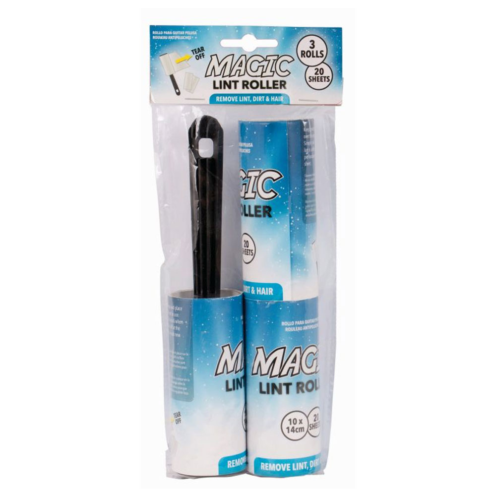 LINT ROLLER 3 ROLLS SET 20 SHEET | BL0055