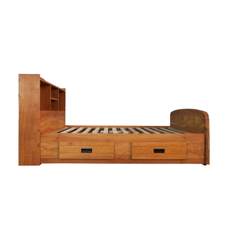 wooden bed frame