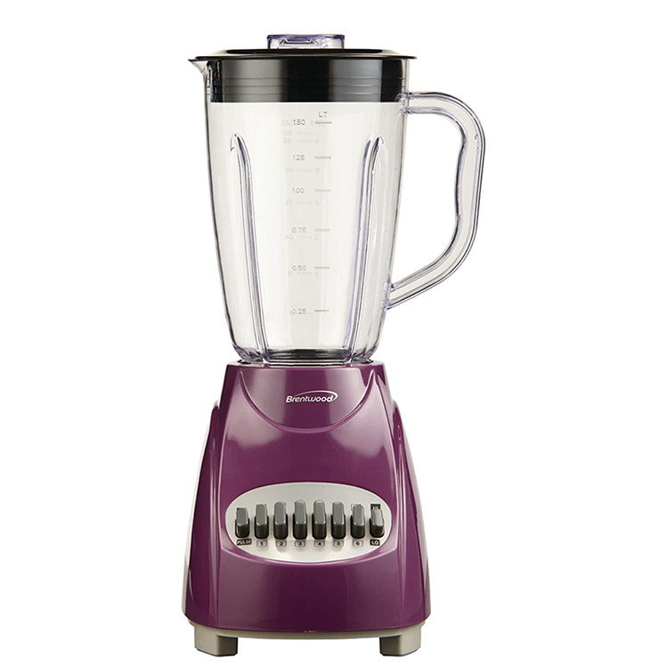 BRENTWOOD 12 SPEED + PULSE BLENDER PURPLE | JB-220PR